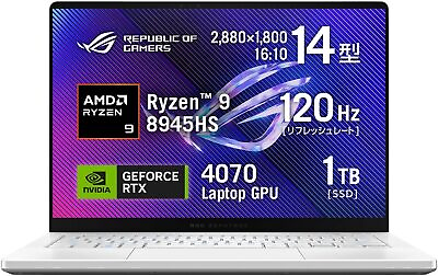 #ad #ad ASUS Gaming Laptop ROG Zephyrus G14 GA403UI 14.0in RTX4070 Ryzen9 8945HS 32GB SS $3496.34
