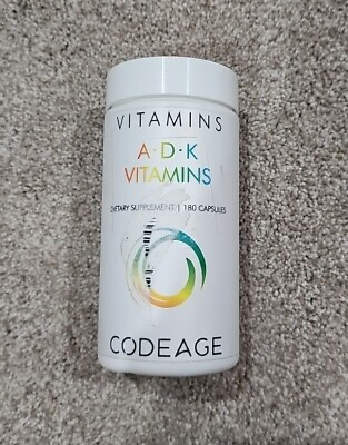 #ad Codeage ADK Vitamin Supplement Immune Support Daily Vitamins A D K 180 Cap $34.95