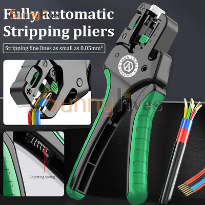 #ad Multifunctional Adjustable Automatic Electrical Cable Wire Stripper Cutter Plier $29.98