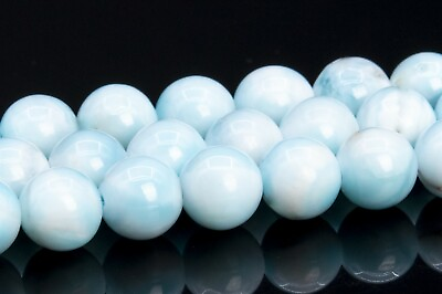 #ad 6MM Genuine Natural Aqua Blue Hemimorphite Beads Grade AAA Round Loose Beads $9.05