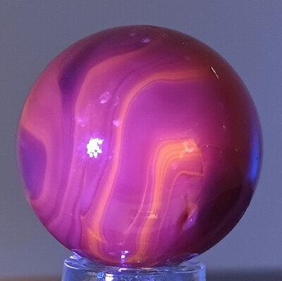 #ad Vintage UV Reactive Swi Marble. 87 Inches Near Mint Condition Combined Shipping $16.00