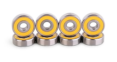 #ad 627 Ceramic Inline Skate Bearings 8 piece 7x22x7mm Si3N4 for 7mm Axles $39.99