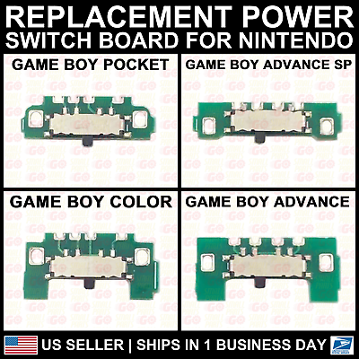 #ad Power Switch Part Board Replacement Game Boy Pocket Color Advance GBA SP GBC GBP $4.99