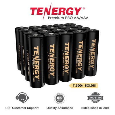 #ad Tenergy PREMIUM PRO AA AAA 2800mAh1100mAh NiMH Rechargeable Batteries 1.2V Lot $25.99