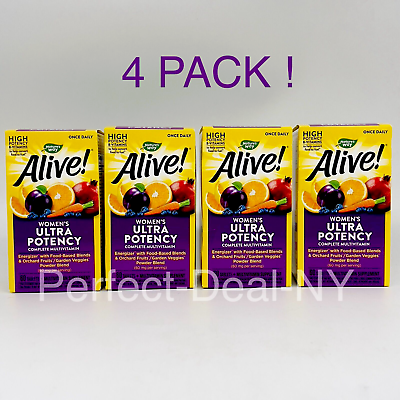 #ad Natures Way Alive Women#x27;s Complete ULTRA Multivitamin 60 Tabs x 4PK 4 24 SALE $19.98