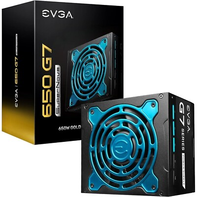#ad EVGA SuperNOVA 650W Power Supply Internal 80 Plus Gold 220G70650X1 $99.43