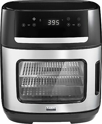 #ad Bella Pro 12.6QT Digital Air Fryer Oven Stainless Steel # 90116 New Open Box $60.99