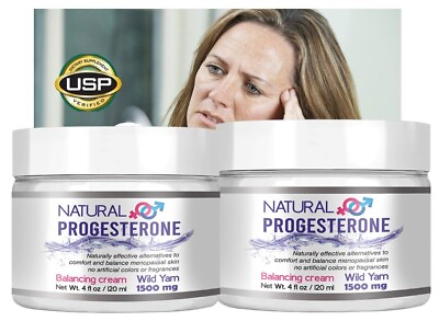 #ad 2 cream menopause support Made in USA Natural Menopause Hot Flash PROGEST $22.29