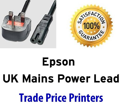#ad NEW UK Mains AC Power Lead Cable Cord Epson Stylus Photo PX R RX Range Printer GBP 9.95