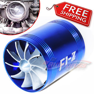 #ad AIR INTAKE DUAL FAN B Turbo Supercharger Turbonator Gas Fuel Saver fo MITSUBISHI $26.53