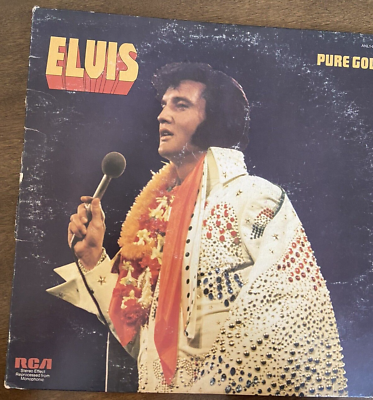 #ad Elvis LP Album Record Pure Gold 1975 RCA Records $11.00