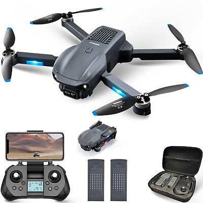 #ad 4DRC F12 6K GPS FPV Drone HD Brushless Camera 5G WiFi Foldable RC Quadcopter $122.99