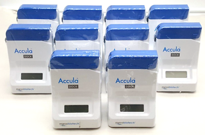#ad Lot of 10 Accula Dock For SARSCOV2 Rapid 30Minute PCR Mesa Biotech D2000 $400.00