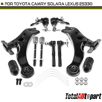 #ad 10pcs Control Arm Ball Joint Sway Bar Tie Rod for Toyota Camry 2004 2006 Front $98.99