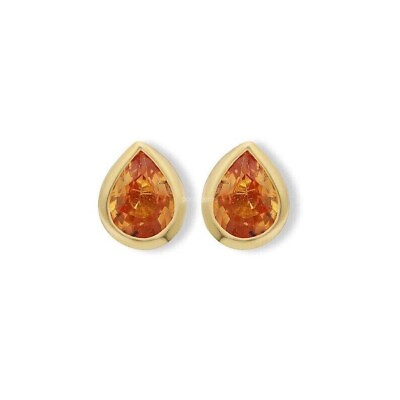 #ad Gift For Her 10k Yellow Gold Natural Sapphire Gemstone Jewelry Stud Earrings $499.99