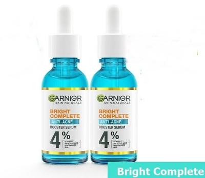#ad 2X Garnier Skin Natural Bright Complete Anti Acne Booster Serum 30ml $37.00