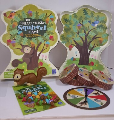 #ad The Sneaky Snacky Squirrel Board Game Educational Insights 100% Complete great $14.95