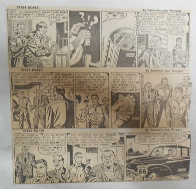 #ad 26 Steve Roper Dailies by Saunders from 91949 Size: 3 x 7 inches $12.00