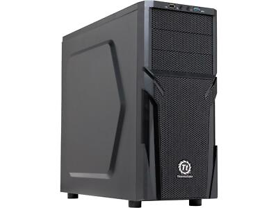 Thermaltake Versa H21 Mid Tower Computer Case with USB 3.0 and All Black Interio $54.99