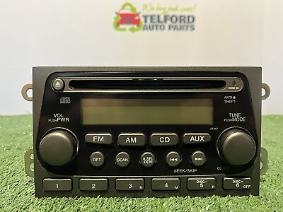 #ad 04 Honda Element OEM CD Radio Receiver MF823A0 39101 SCV A030 M1 W CODE $140.00