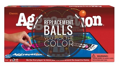 #ad AGGRAVATION Replacement Pieces Board Game Balls Marbles 1989 2002 You Pick Color $0.99