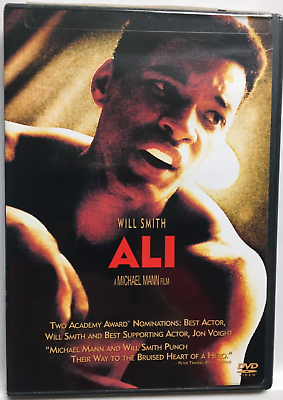 #ad Ali 2001 DVD2002Widescreen Muhammad AliWill SmithNot a Scratch $8.47