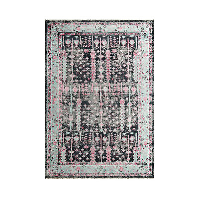 #ad 8x10 Black Hand Knotted Traditional Oushak Arts amp; Crafts Wool Area Rug $696.80