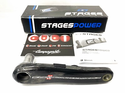 #ad #ad Used Campagnolo Super Record 170Mm Left Arm Only Stages Stages Power Meter L $666.49