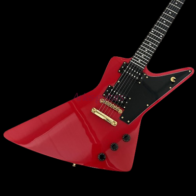 #ad Custom Explorer Classic Red Special Shape Electric Guitar HH T O M Bridge $279.89