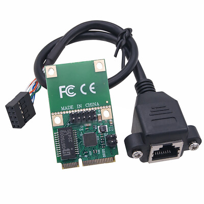 #ad Mini PCI E Gigabit Ethernet Card PCI Express Card 10 100 1000Mbps $13.99