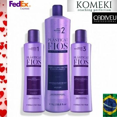 #ad CADIVEU Plastica dos Fios Brazilian Keratin Hair Treatment 33oz2 10oz $98.00