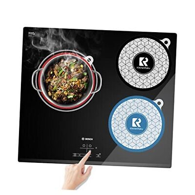 #ad Kitchenraku 3 PCS Induction Cooktop Mat magnetic Induction 9.4” Round $35.03
