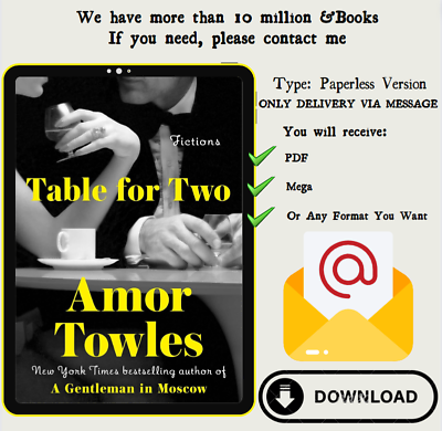 #ad Table for Two: Fictions by Amor Towles $9.99