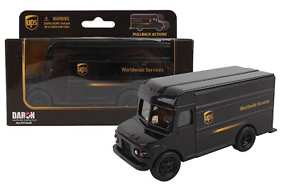 #ad Daron UPS Pullback Package Truck Model Toy $18.99