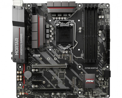 MSI Z370M MORTAR Motherboard Intel Z370 LGA 1151 DDR4 M.2 Micro ATX CORE DVI D $142.99