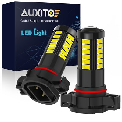#ad AUXITO H16 5201 5202 Super Bright LED Fog Daytime Running Light Bulb Xenon White $12.34