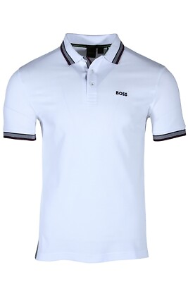 #ad HUGO BOSS Paddy Men’s Regular Fit Polo Shirt in Natural 50469055 102 $98.00