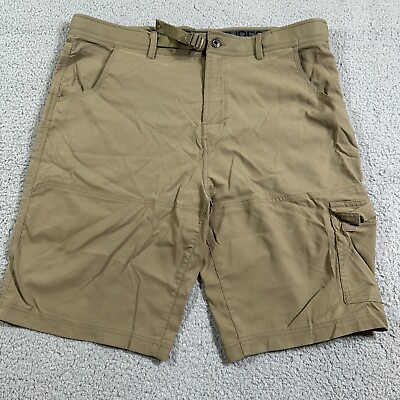 #ad GERRY Mens Venture Shorts 38 Brown Cargo Belted Durable Outdoor Hiking $14.00