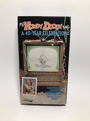 #ad It#x27;s Howdy Doody Time: A 40 Year Celebration VHS 1987 FRIES HOME VIDEO $9.99