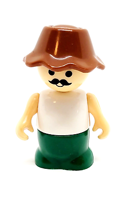 #ad Playmates Li#x27;l Playmates Male with Green Pants White Shirt and Brown Hat $8.99
