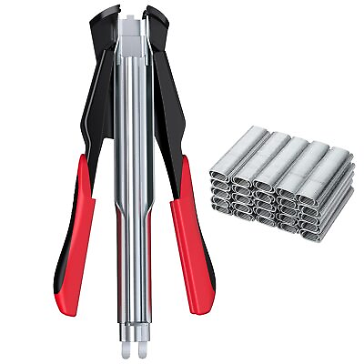 #ad Hog Ring Plier Kit with 2500pcs Galvanized Steel Hog Rings for Auto Feed Fen... $49.57