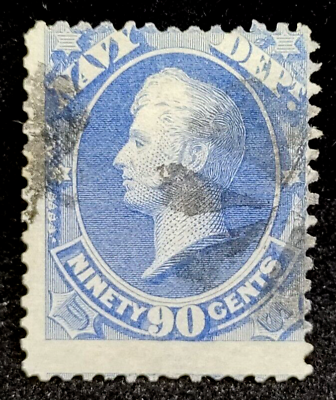 #ad MATT#x27;S STAMPS US SCOTT #O45 90 CENT NAVY DEPARTMENT OFFICIAL STAMP USED CV$375 $82.24