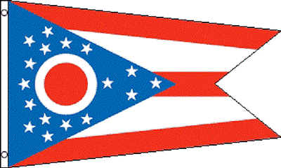 #ad 2x3 Ohio Flag 2#x27;x3#x27; House Banner grommets super polyester 100D $9.44
