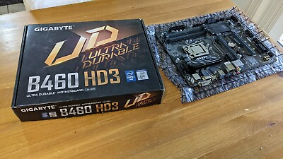 #ad Gigabyte Motherboard B460 HD3 with Celeron 3.6GHz CPU and Heat Sink and Fan AU $1800.00