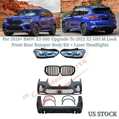 #ad For BMW X5 G05 Bumper Kit Upgrade to BMW X5M F95 Style 18 21 to 2022Laserlights $4443.40