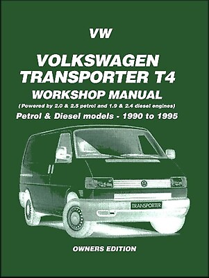 #ad VW Transporter T4 Repair Manual Gas amp; Diesel 1990 1995 $46.30