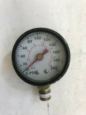 #ad Air pressure 14 Bar 200 PSI Diameter 1.625” Depth 1” 1 8” NPT male $25.00