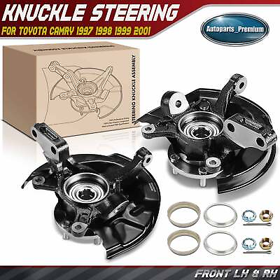#ad 2xFront Lamp;R Steering Knuckle amp; Wheel Hub Bearing Assembly for Toyota Camry 97 01 $189.99