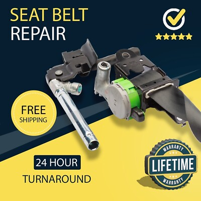 #ad DUAL STAGE DEPLOYED SEAT BELT REPAIR SERVICE FOR ALL MAKES amp; MODELS ⭐⭐⭐⭐⭐ $89.99