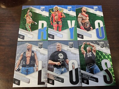 #ad 2023 Donruss Elite WWE Wrestling Inserts and Rookies $1.29